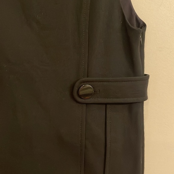 Tibi Black Sleeveless Ponte Retro Shift Dress - Picture 3 of 5